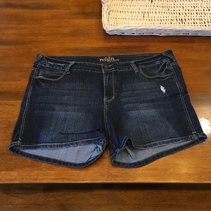 Reign by Deb Dark Jean Shorts